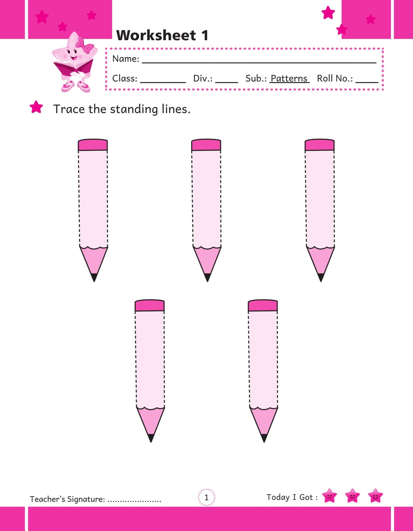 Rising Star Preschool Fun Learning Worksheets And Assessment Books Set of 3 Ages 3-6 Years |Printable Worksheets for Kindergarten|