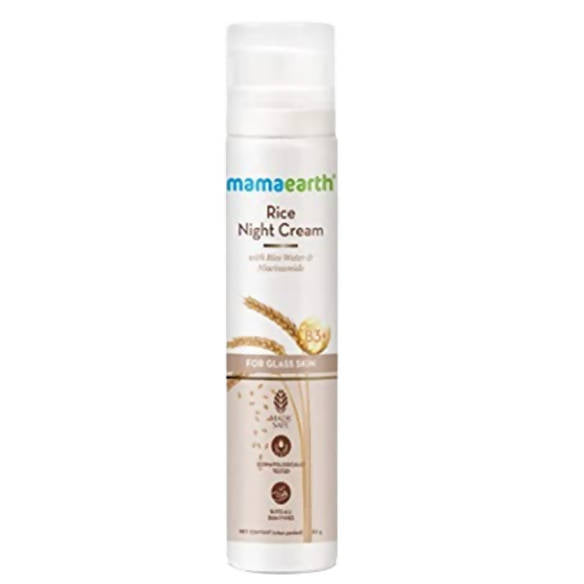Mamaearth Rice Night Cream with Niacinamide & Rice Water – Hydrating Face Cream (50g)
