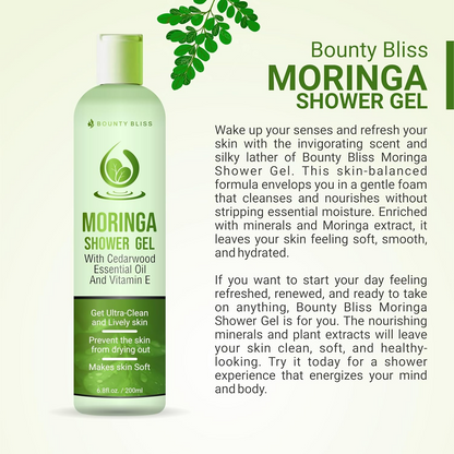 Bounty Bliss Moringa Shower Gel - Refreshing Cleanse with Natural Moringa Extract