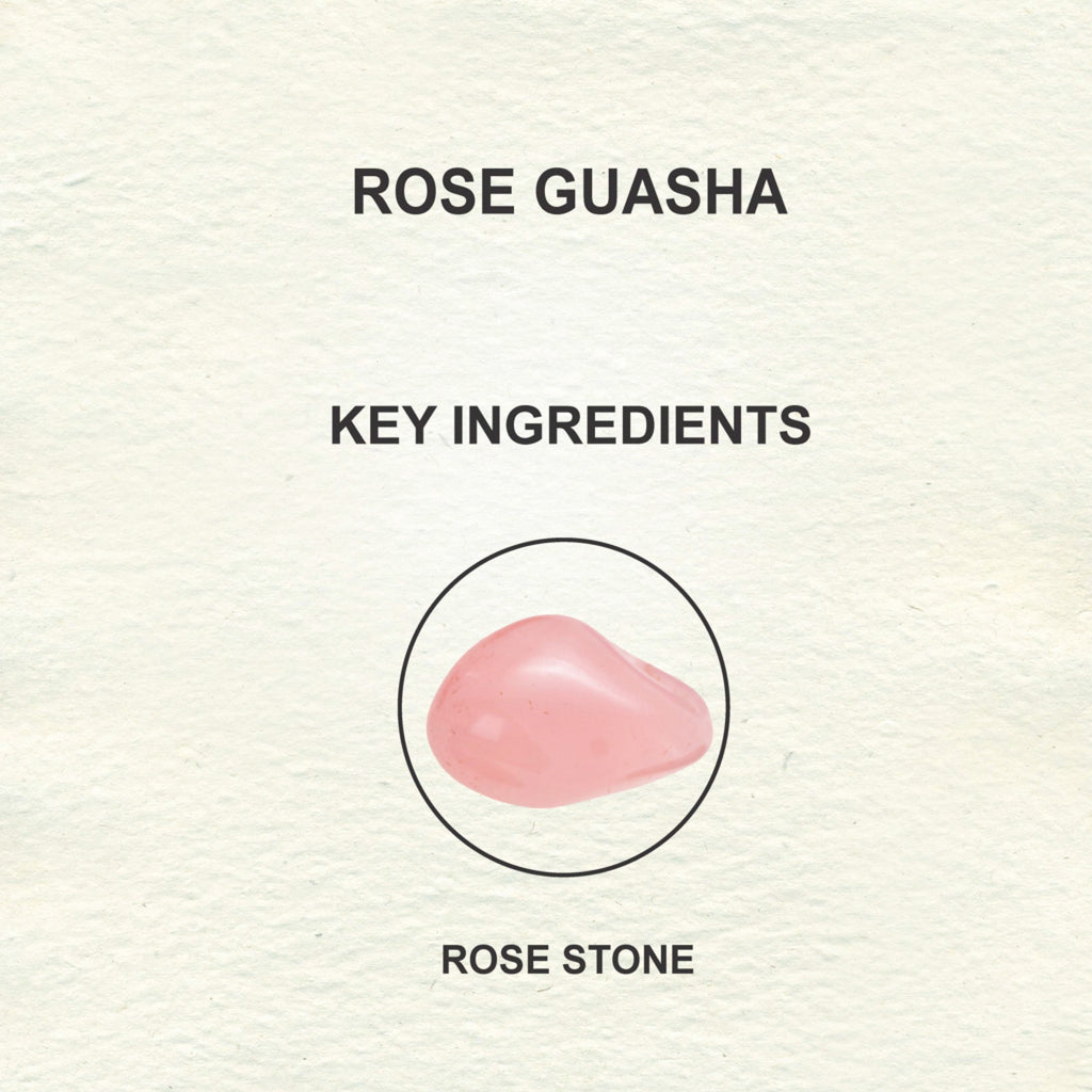 Love Earth Rose Quartz Gua Sha Face Roller