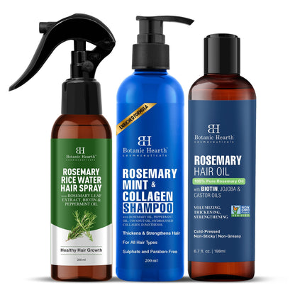 Botanic Hearth Rosemary 3-Step Hair Care Trio