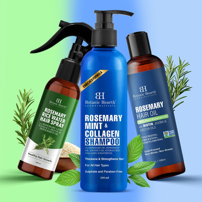 Botanic Hearth Rosemary 3-Step Hair Care Trio