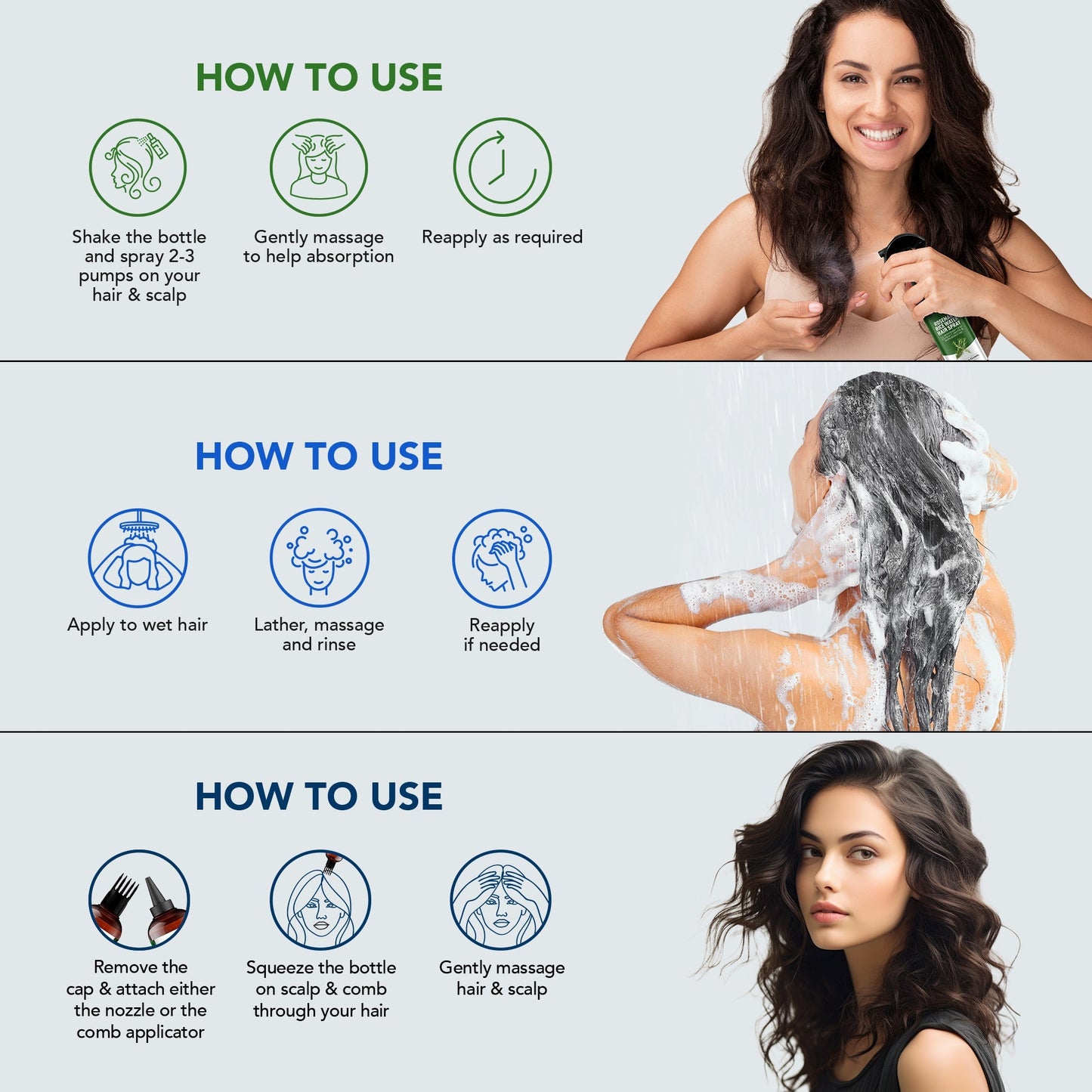 Botanic Hearth Rosemary 3-Step Hair Care Trio