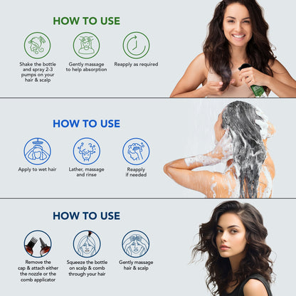 Botanic Hearth Rosemary 3-Step Hair Care Trio