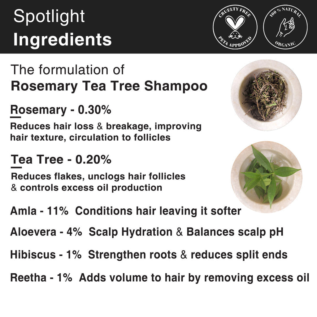 Soulflower Rosemary Shampoo Water & Oil Hair Growth Kit