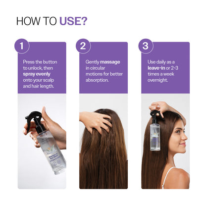 Bare Anatomy Rosemary & Rice Water Hair Growth Spray - 200 ml