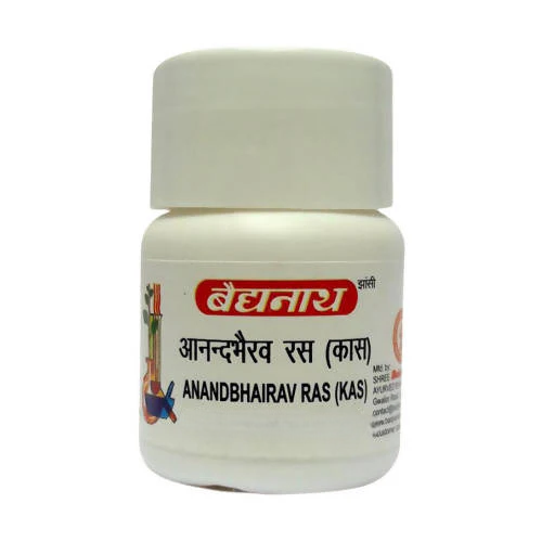 Baidyanath Jhansi Anandbhairav Ras (Kas) Tablets