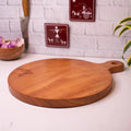 Zishta Round Neem Wood Chopping Board