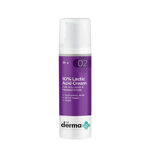 The Derma Co 10% Lactic Acid Face Cream for Skin Dullness & Pigmentation - 30 gms