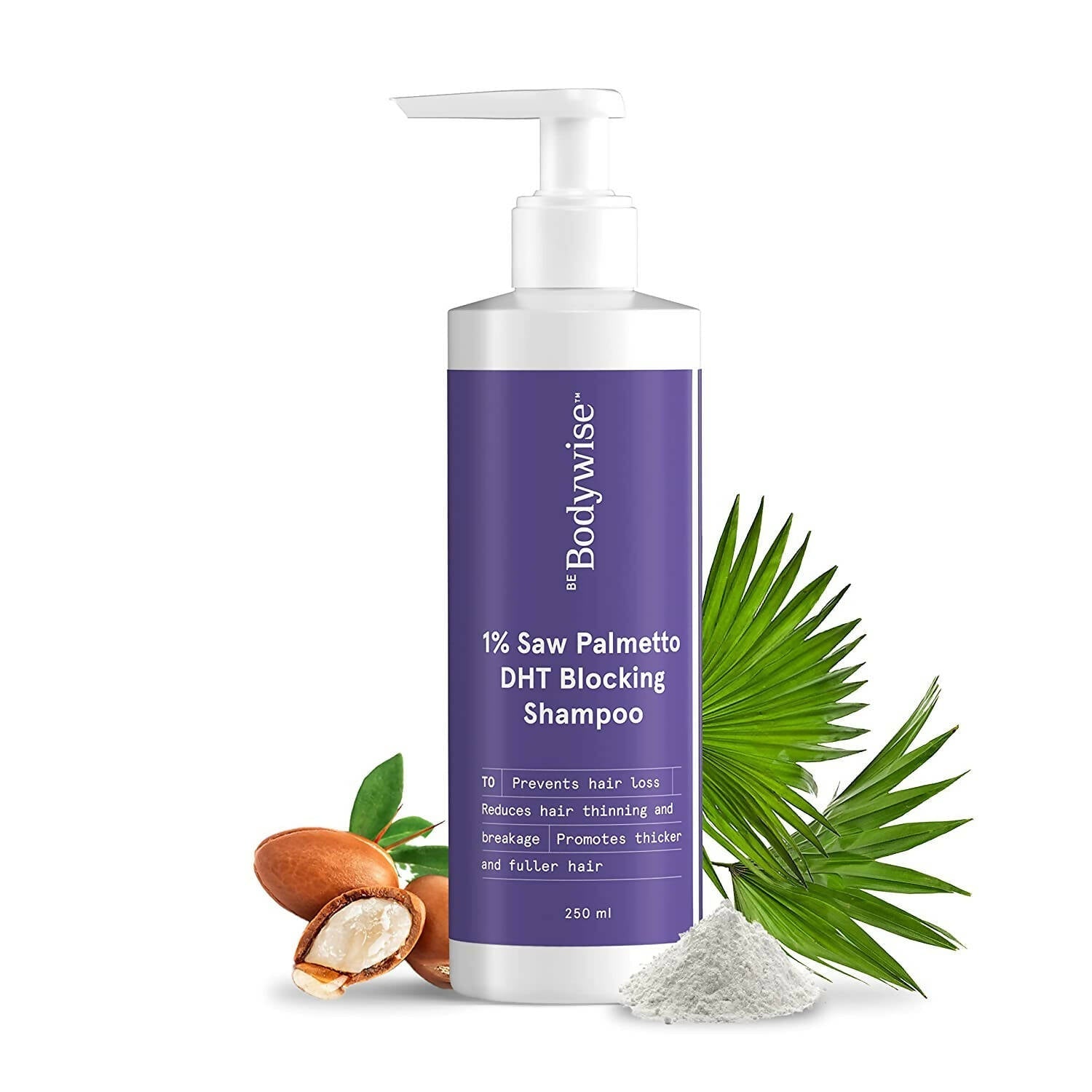 BeBodywise 1% Saw Palmetto DHT Blocking Shampoo - 250 ml