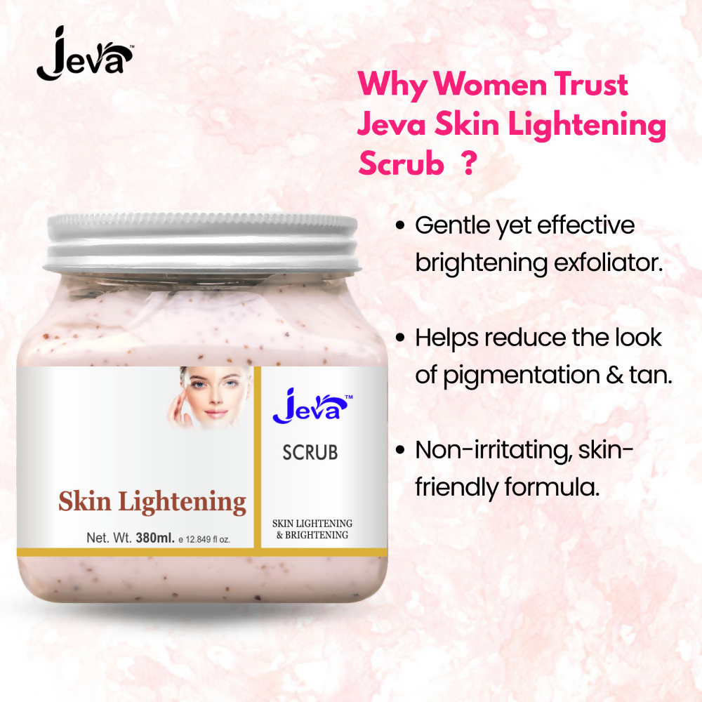 Jeva Skin Lightening Scrub Face & Body Exfoliates