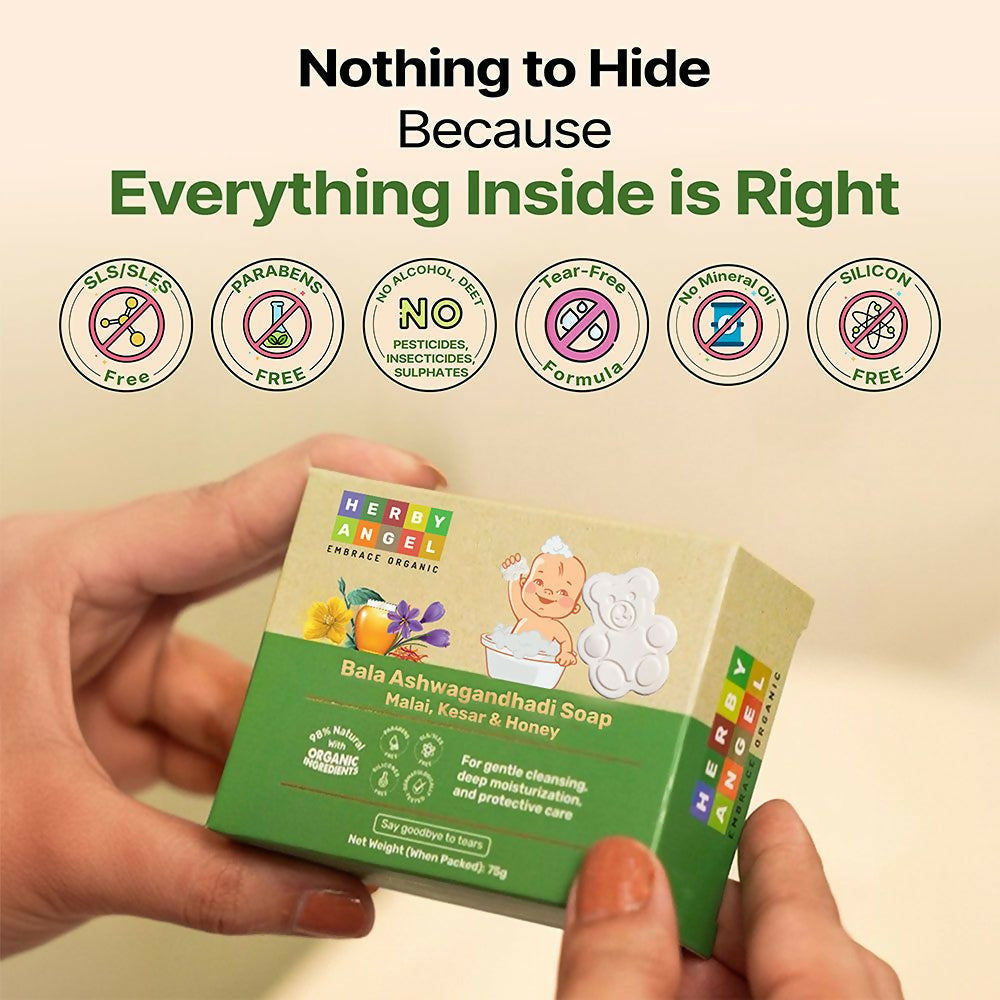 Herby Angel Bala Ashwagandhadi Baby Soap