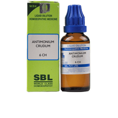 SBL Homeopathy Antimonium Crudum Dilution