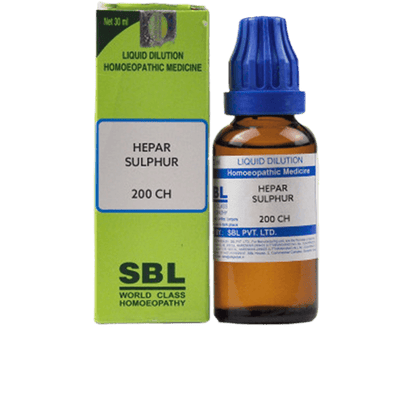 SBL Homeopathy Hepar Sulphur Dilution