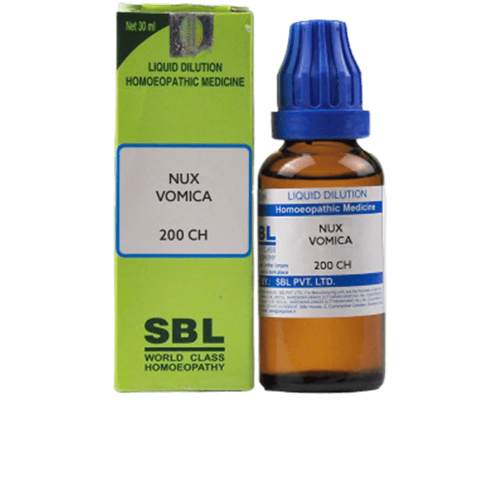SBL Homeopathy Nux Vomica Dilution -30 CH - 30 ml