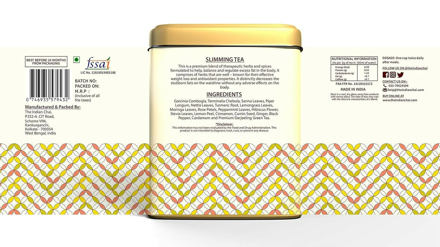 The Indian Chai - Slimming Tea 30 Pyramid Tea Bags