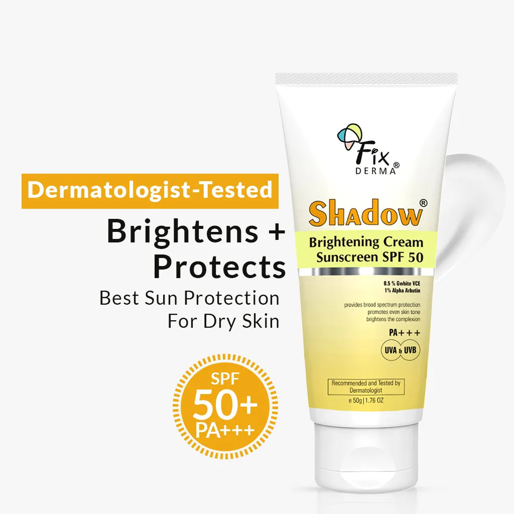 Fixderma Shadow Brightening Sunscreen Cream SPF 50 - 50 gms