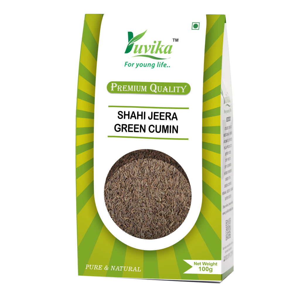 Yuvika Shahi Jeera - Jeera Kala Asli - Green Cumin - 100gms