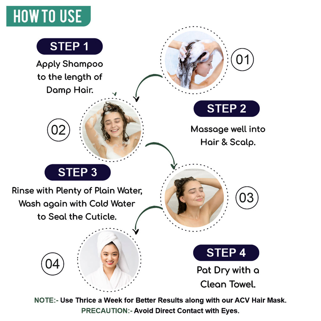 Dr. Patkars Apple cider vinegar with 3 in 1 Shampoo