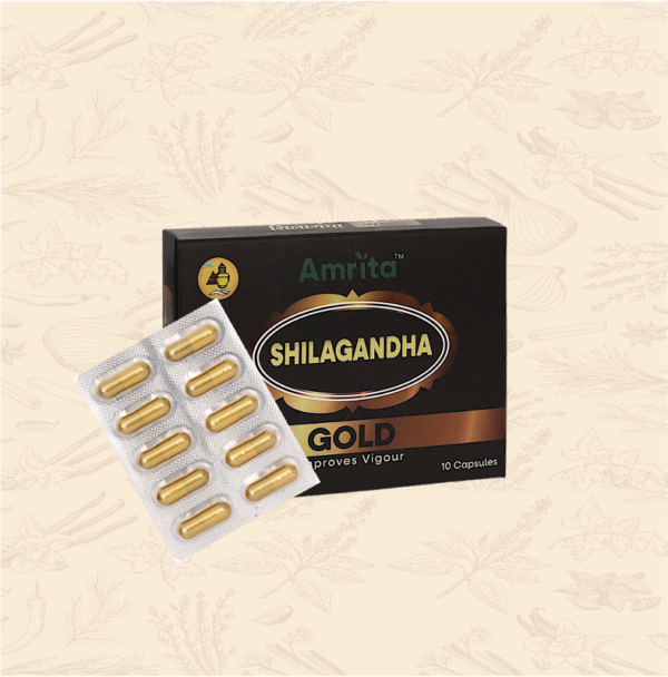 Amrita Shilagandha Gold Capsules - 10