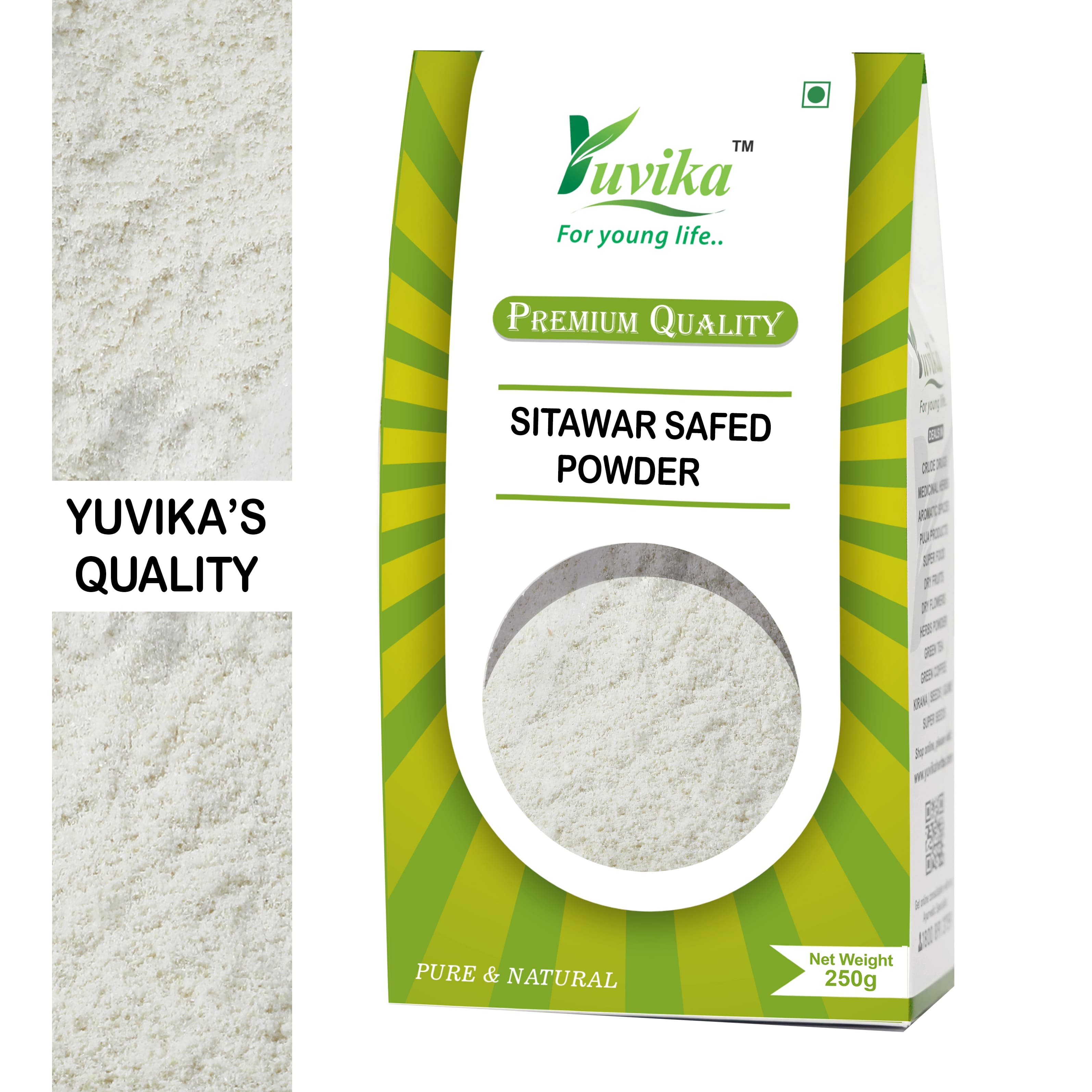 Yuvika Sitawar Safed Powder - Sitavri White- Sitavari Powder - 250gms