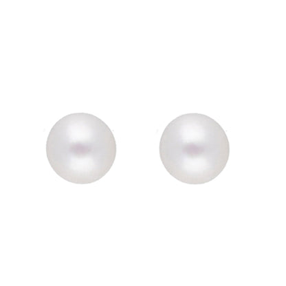 J Pearls 1 Line Oval Pearl Necklace - Real Pearl Jewelry