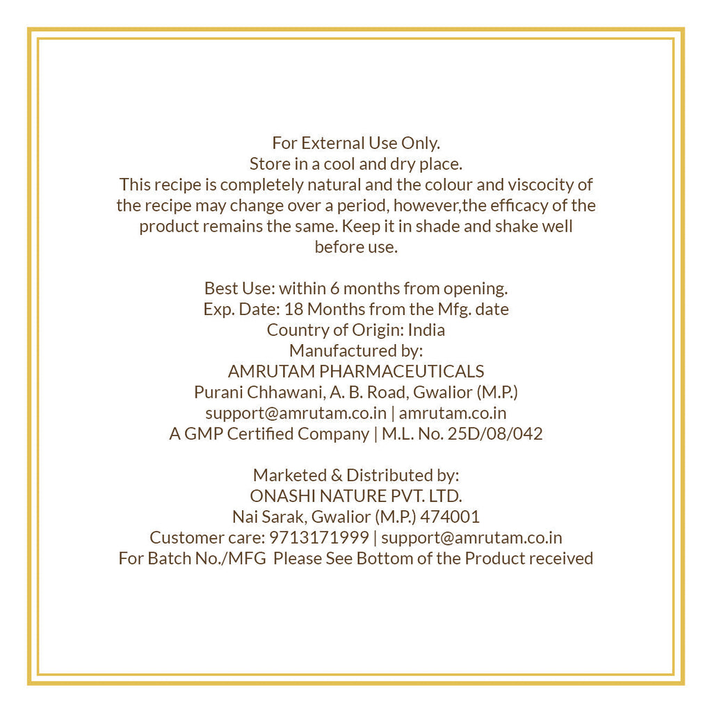 Amrutam Kuntal Care Herbal Shampoo Healthy, Natural and Dynamic Hair - 200 ml
