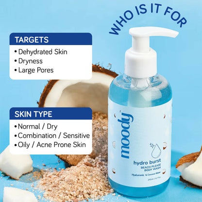 Moody 7D Hydro Burst Bleach Please Body Wash