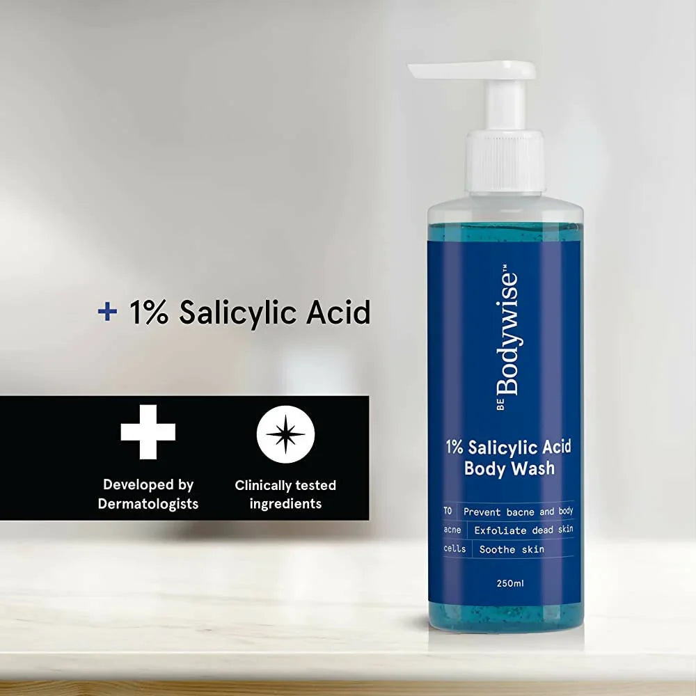 BeBodywise 1% Salicylic Acid Body Wash -250 ml