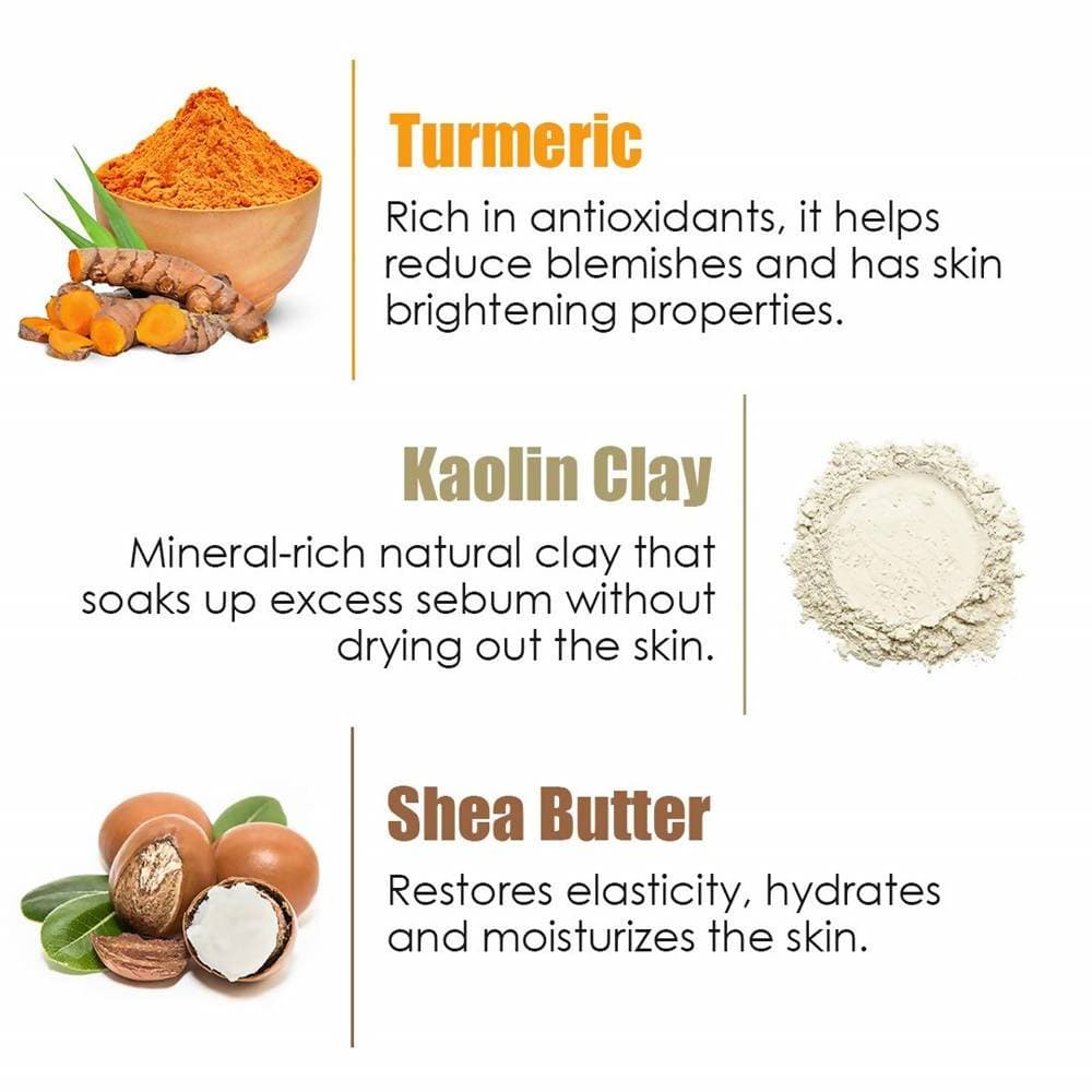 Wow Skin Science Turmeric Clay Face Mask - 200 ml