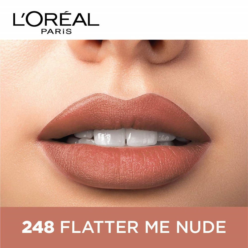 L'Oreal Paris Color Riche Moist Matte Lipstick - 248 Flatter Me Nude - 3.7 gms