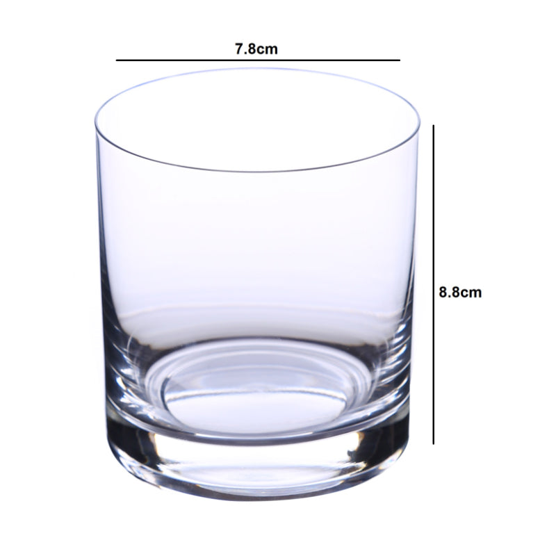 Barline Crystal Whiskey Glass | Set of 6 (280ml)