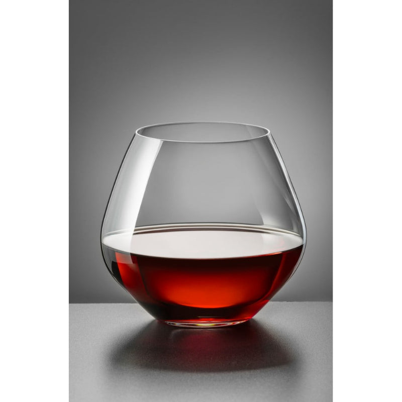 Amoroso Crystal Stemless Wine Glass | Set of 2 | Multiple Sizes