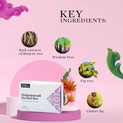 Bipha Ayurveda Nalpamaradi Herbal Bar For Kids