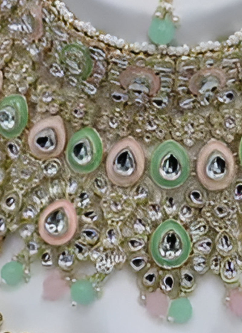 Jewel City Traditional Kundan Bridal Jewelry for Women Handcrafted Necklace with Earrings, Maang Tikka, Indian Wedding Jewellery Set