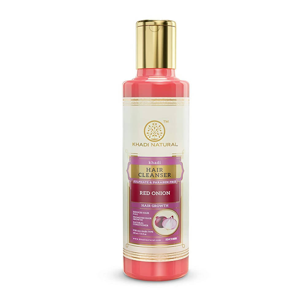 Khadi Natural Red Onion Hair Cleanser - 210 ml