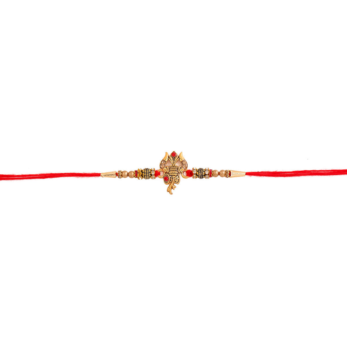 trueBrowns X Voylla Designer Ganesha Rakhi With Roli Chaawal Pack