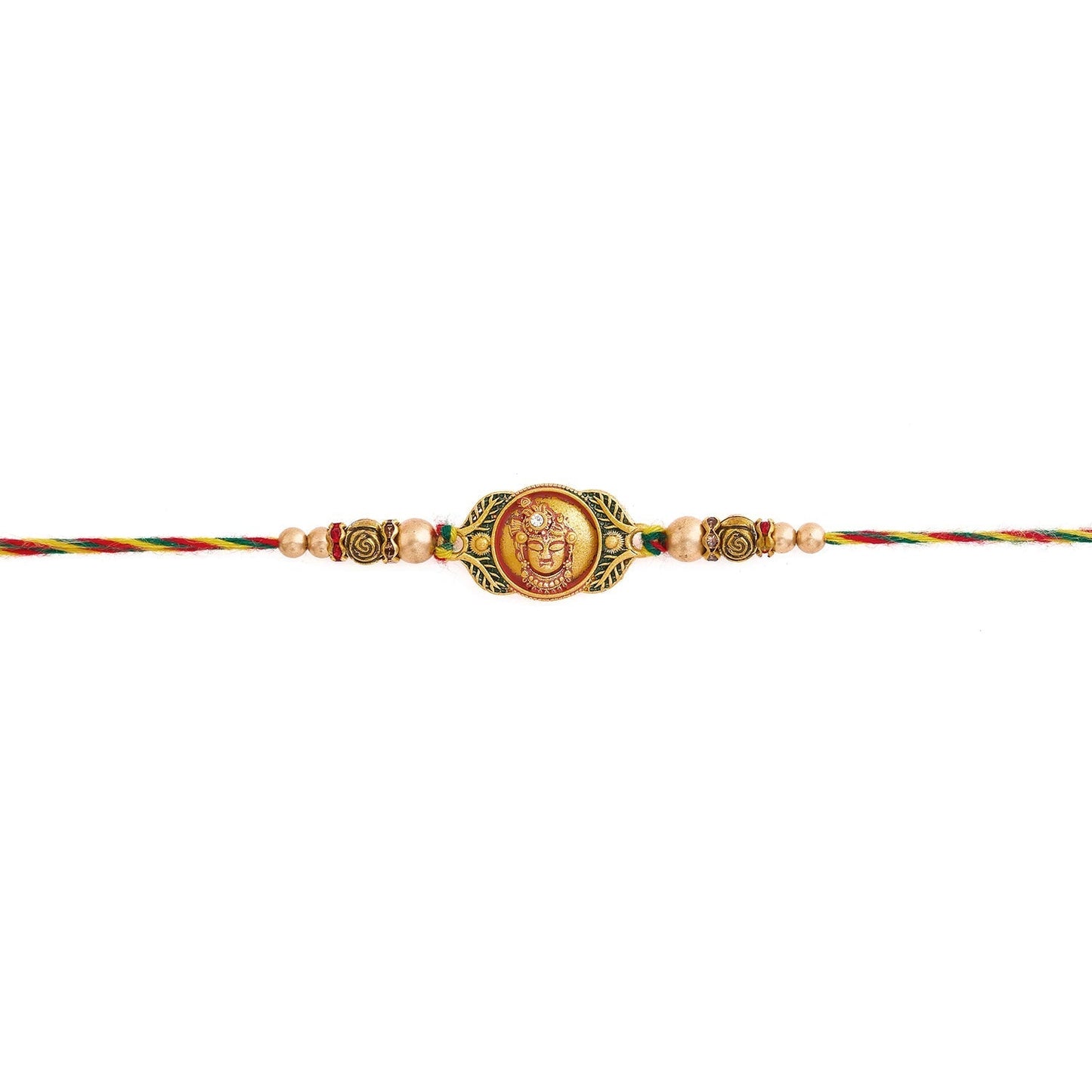 trueBrowns X Voylla Classic Divine Rakhi With Roli Chaawal Pack