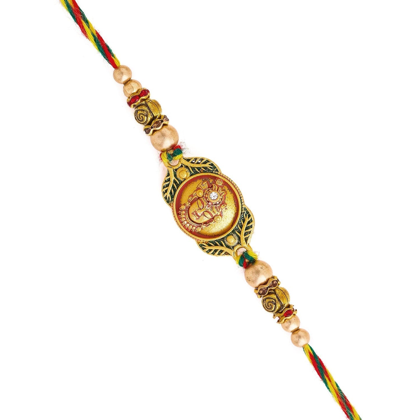 trueBrowns X Voylla Classic Divine Rakhi With Roli Chaawal Pack
