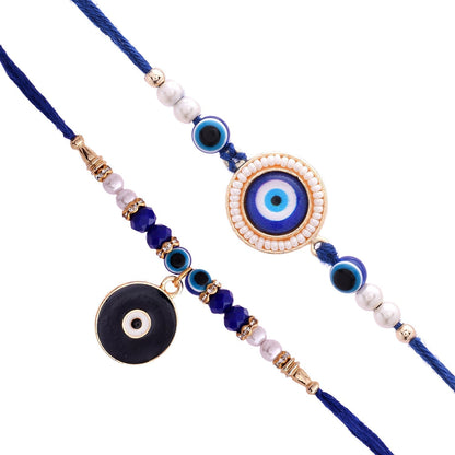 trueBrowns X Voylla Set of 2 Evil Eye Motif Rakhis