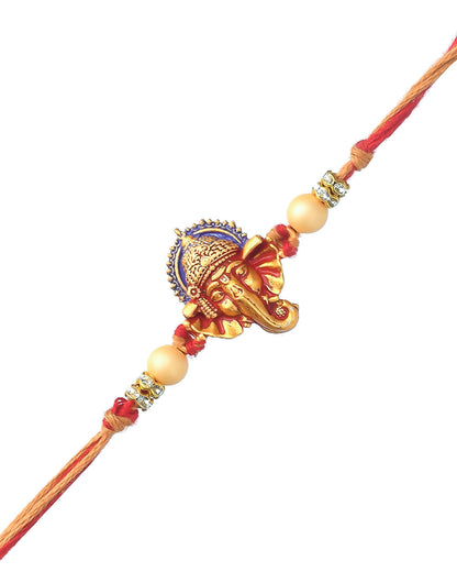 trueBrowns X Voylla Set Of 3 Auspicious Rudraksha Studded Rakhis