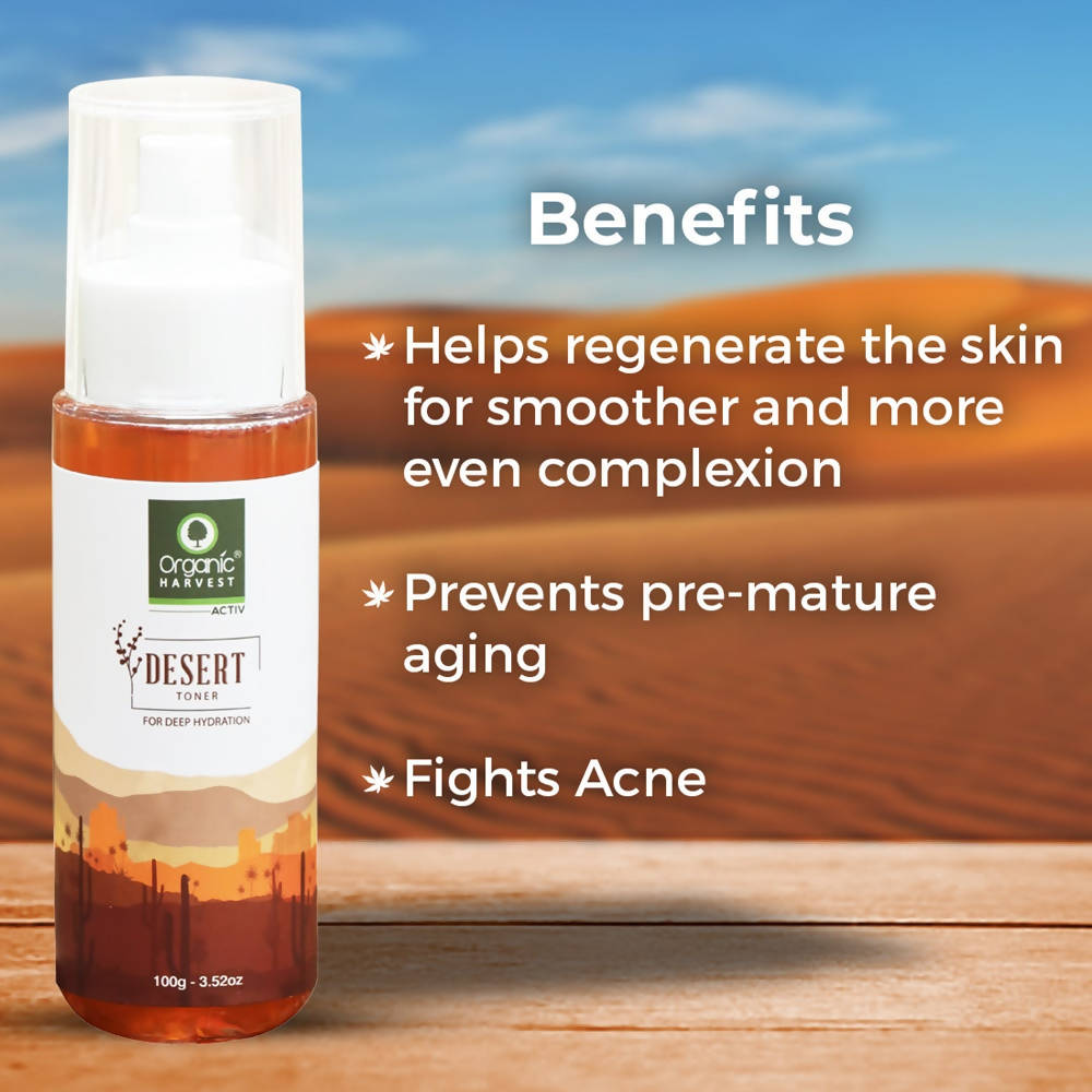 Organic Harvest Desert Toner For Deep Hydration - 100 ml