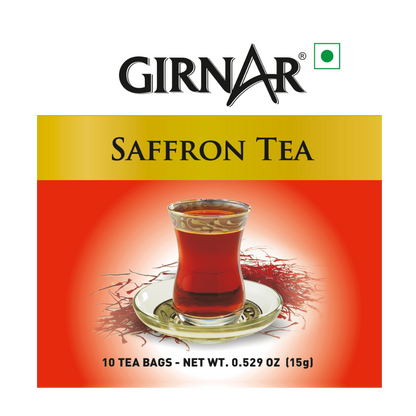 Girnar Black Tea Bags - Saffron