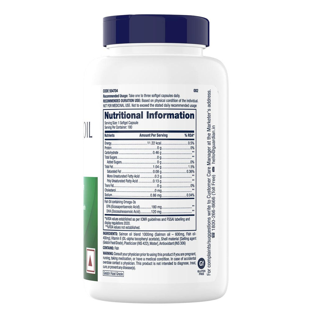 GNC Salmon Oil 1000mg Tablets