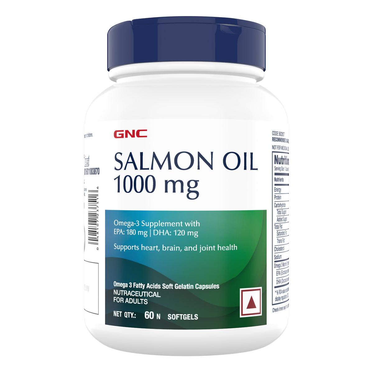 GNC Salmon Oil 1000mg Tablets