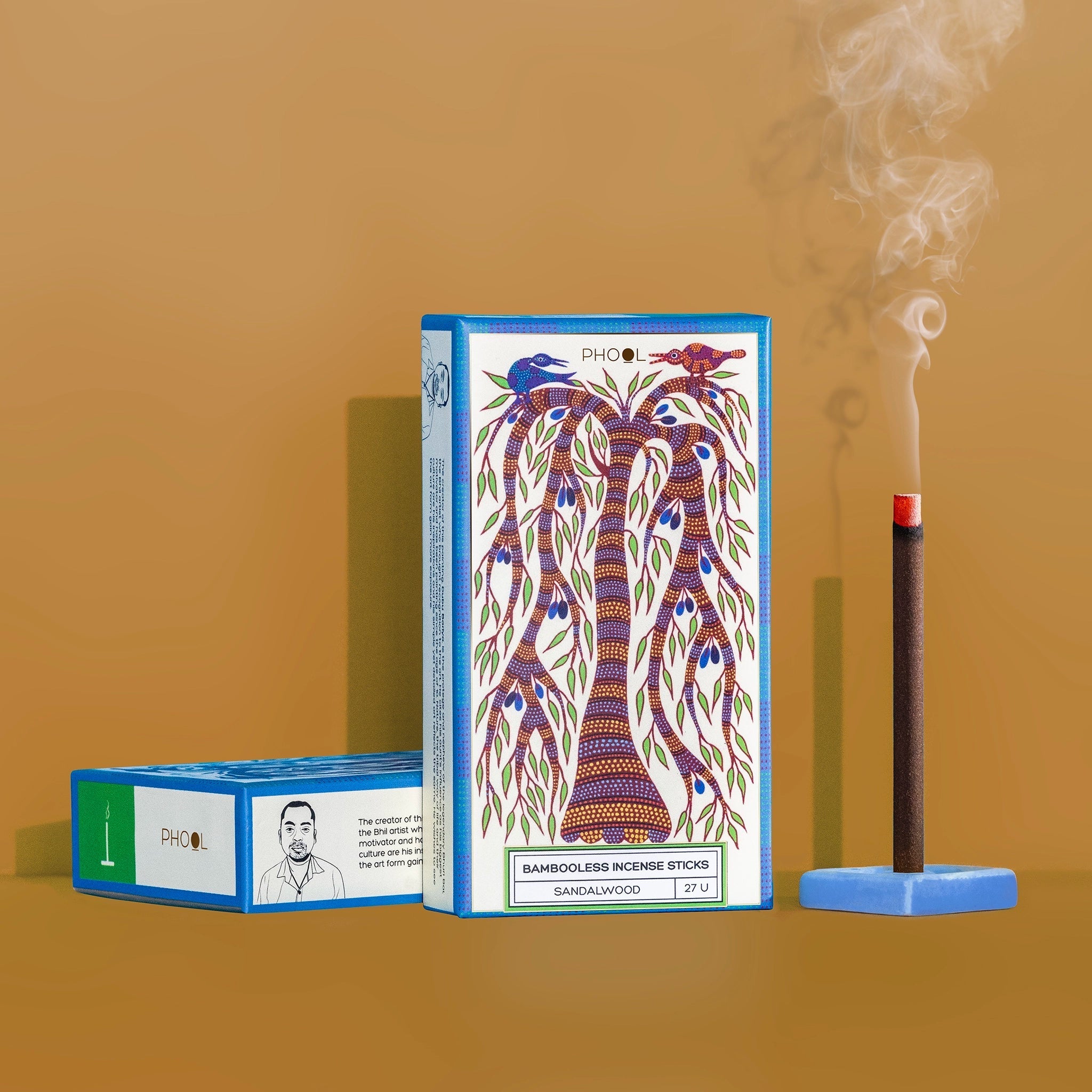Phool Bambooless Incense Sticks Sandalwood - 27 Sticks