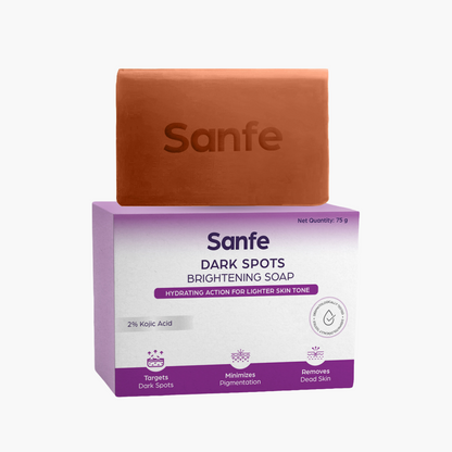 Sanfe Kojic Acid Soap for Dark Spots & Pigmentation - 75 gms