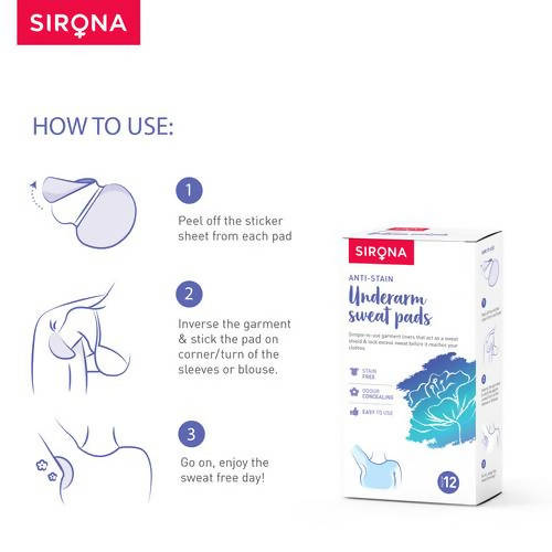 Sirona Underarm Sweat Pads