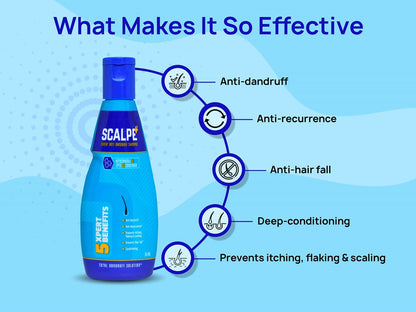 Scalpe + Total Anti Dandruff Shampoo