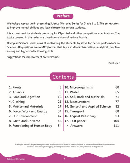 Scholars Insights Science Olympiad Grade 4